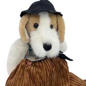 Cottage Collectibles Catherine Tredger Stuffed Animal Kurtis Dog Corduroy Vest